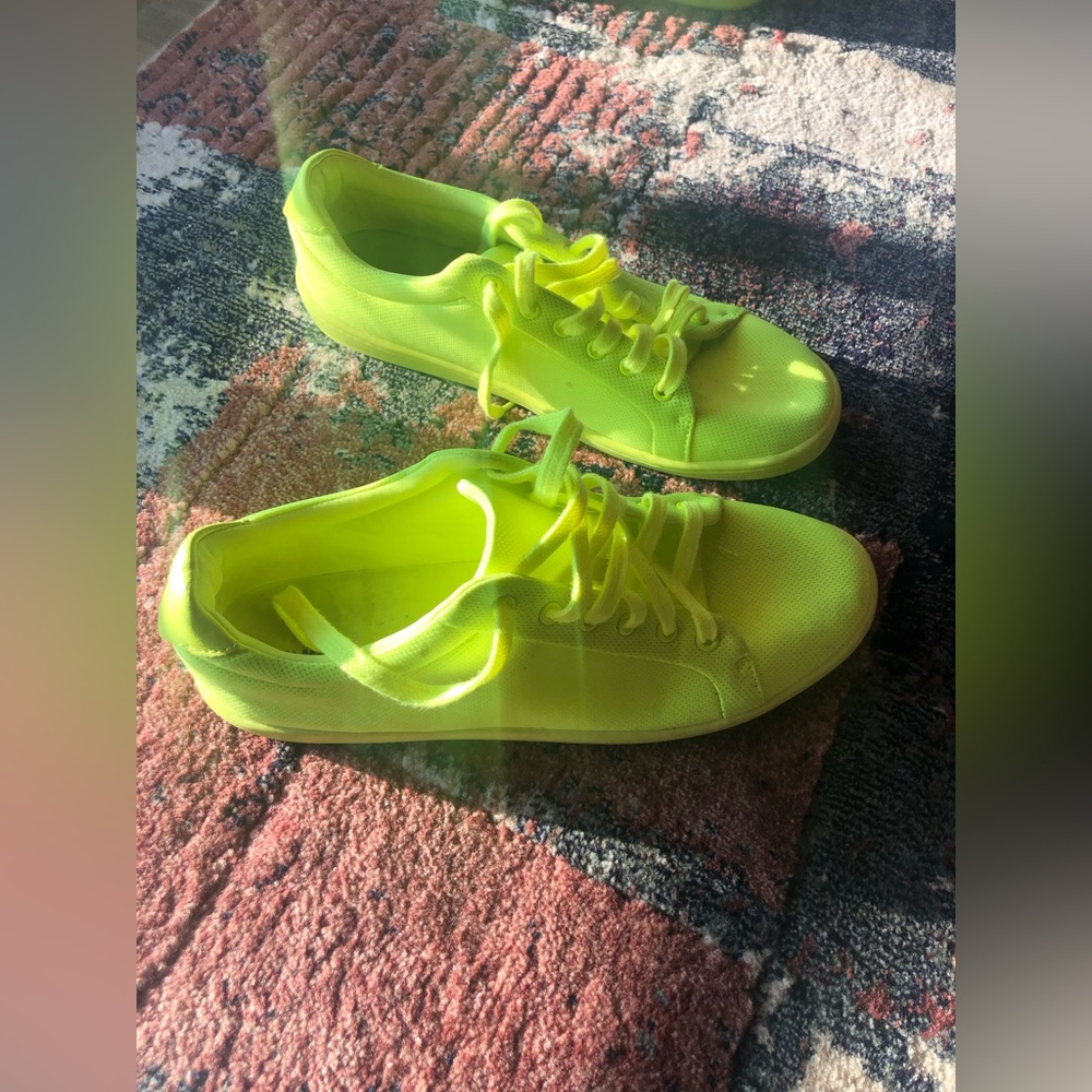 ZARA neon sneakers